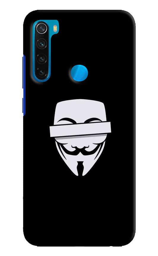 Anonymous Face Redmi Note 8 Hard Case Back Cover by Casekaro