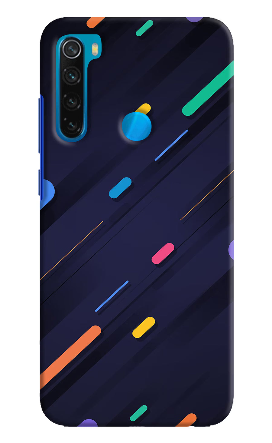 Abstract Design Redmi Note 8 Back Cover, Hard case