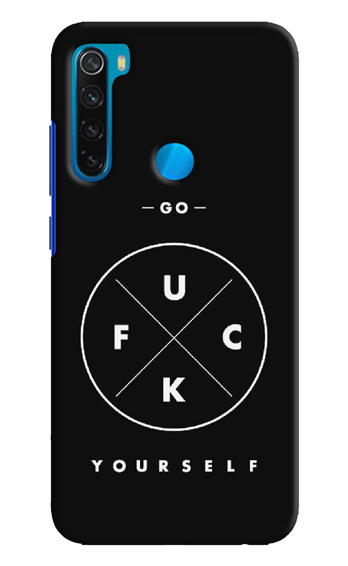 Go Fuck Yourself Redmi Note 8 Hard Case Back Cover by Casekaro
