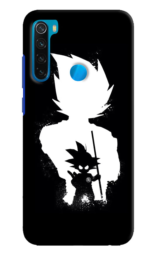Goku Shadow Redmi Note 8 Hard Case Back Cover by Casekaro