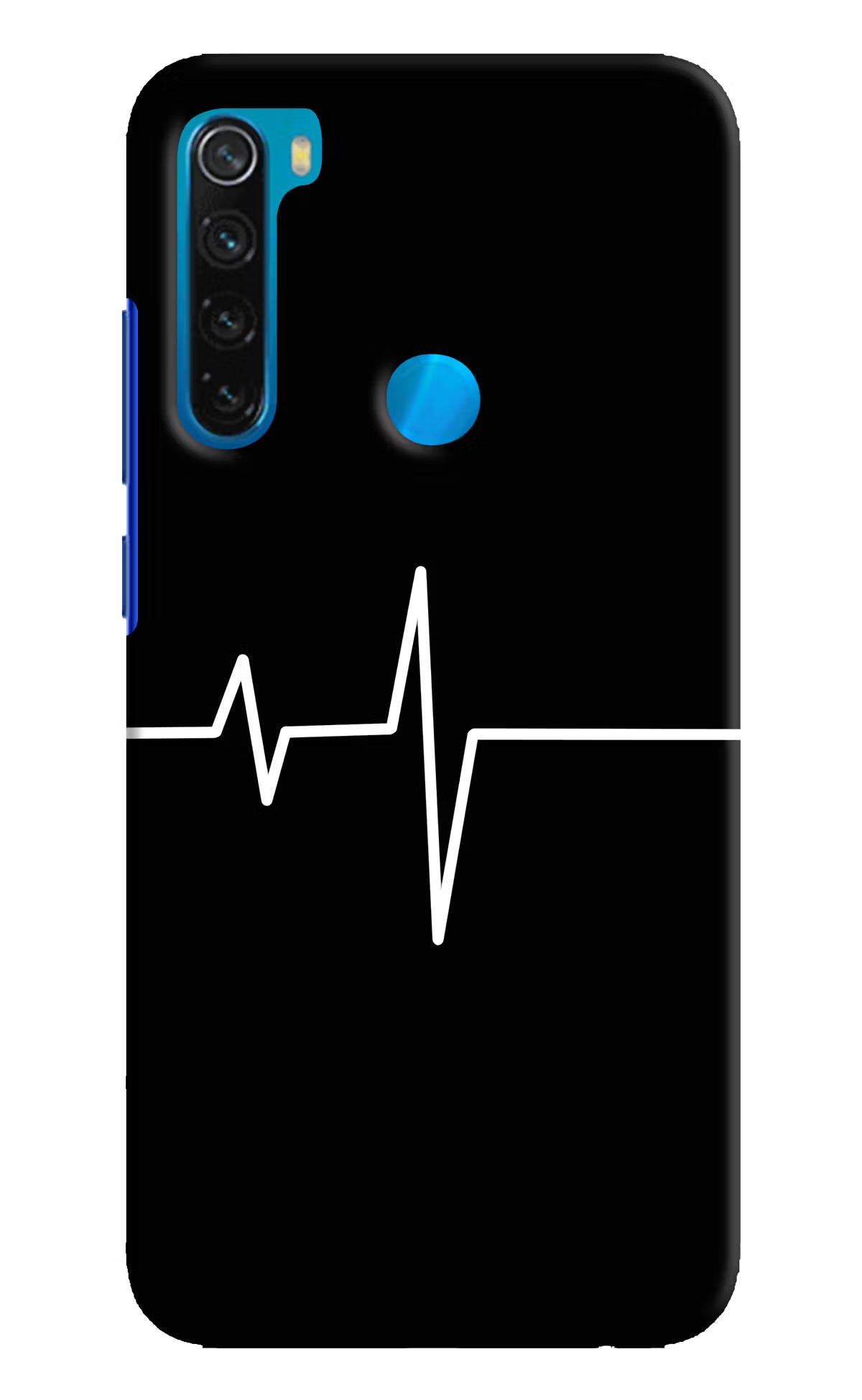 Heart Beats Redmi Note 8 Hard Case Back Cover by Casekaro