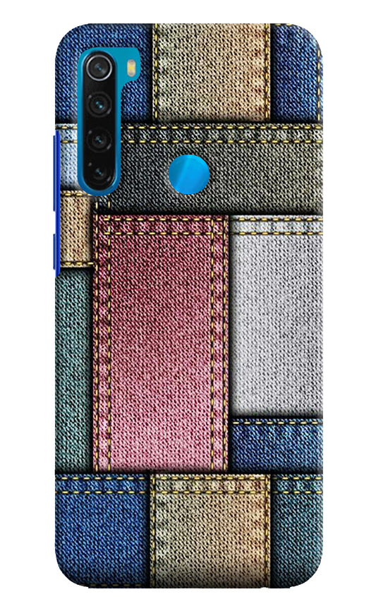 Multicolor Jeans Redmi Note 8 Hard Case Back Cover by Casekaro