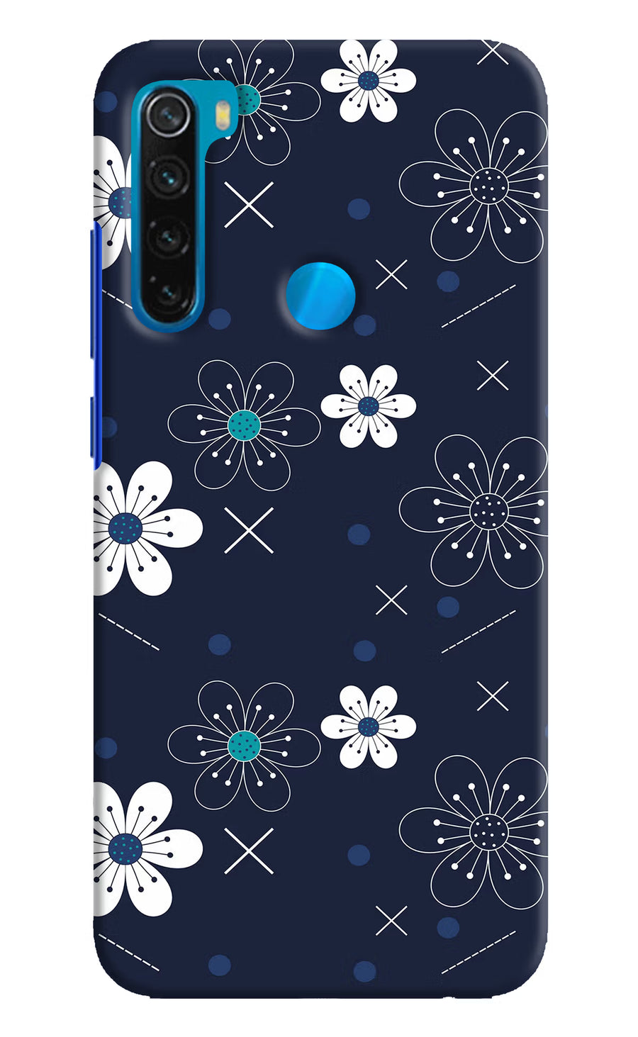 Flowers Redmi Note 8 Back Cover, Hard case