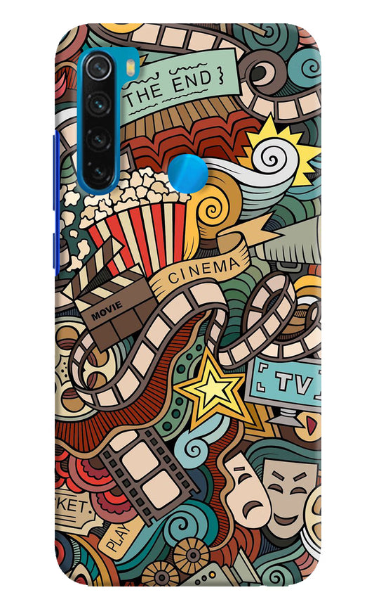 Cinema Abstract Redmi Note 8 Hard Case Back Cover by Casekaro