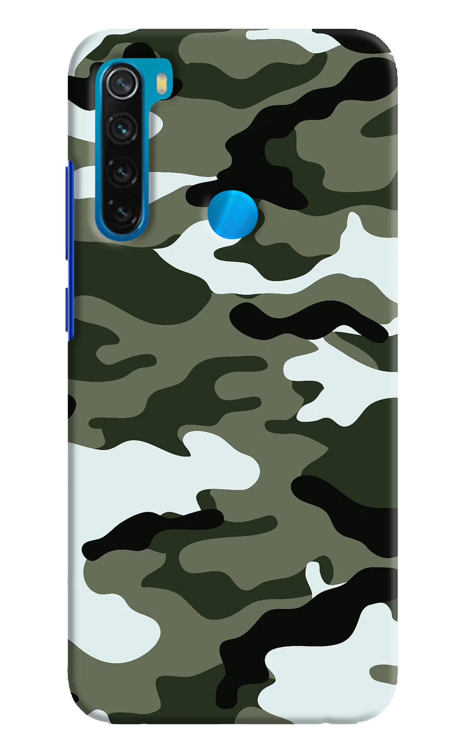 Camouflage Redmi Note 8 Back Cover, Hard case