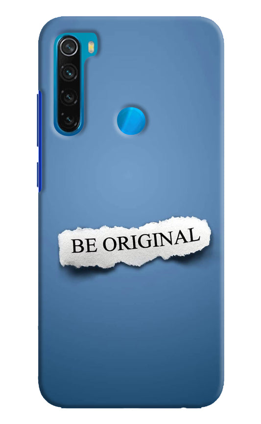 Be Original Redmi Note 8 Hard Case Back Cover by Casekaro