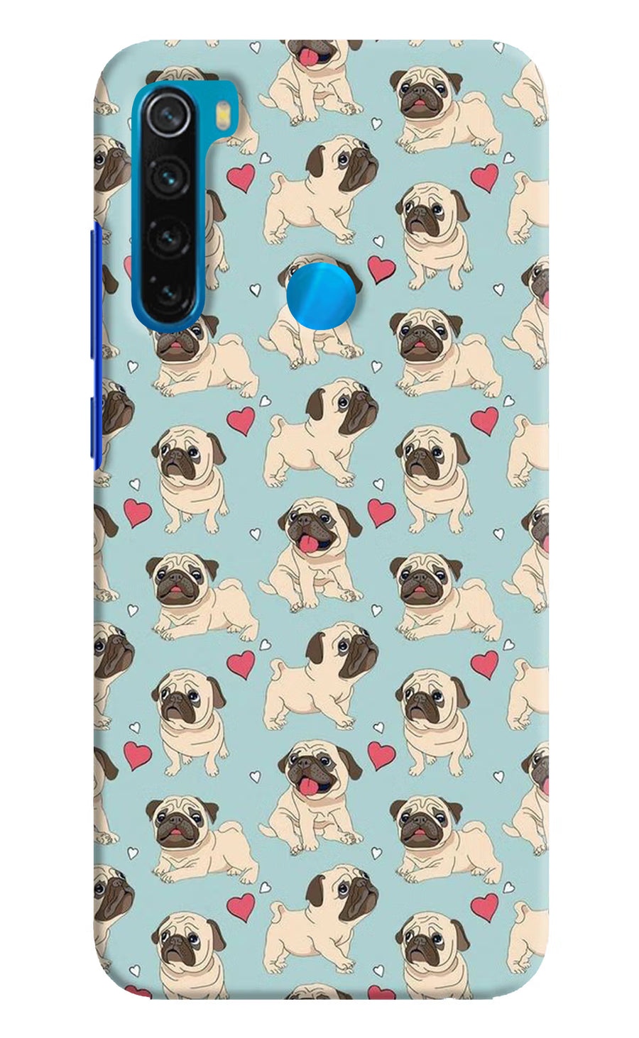 Pug Dog Redmi Note 8 Back Cover, Hard case