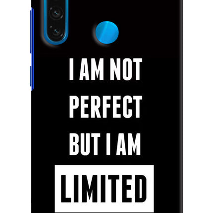 I Am Not Perfect But I Am Limited Edition Redmi Note 8 Hard Case Back Cover by Casekaro
