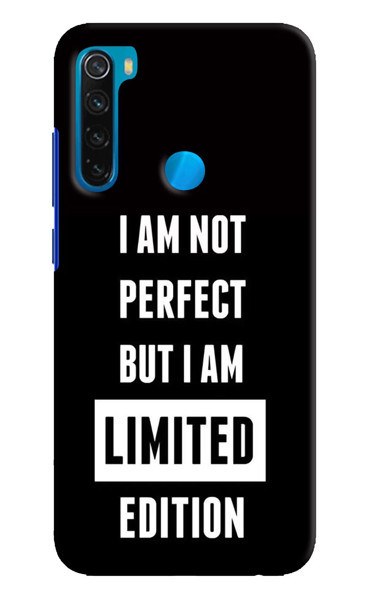 I Am Not Perfect But I Am Limited Edition Redmi Note 8 Hard Case Back Cover by Casekaro