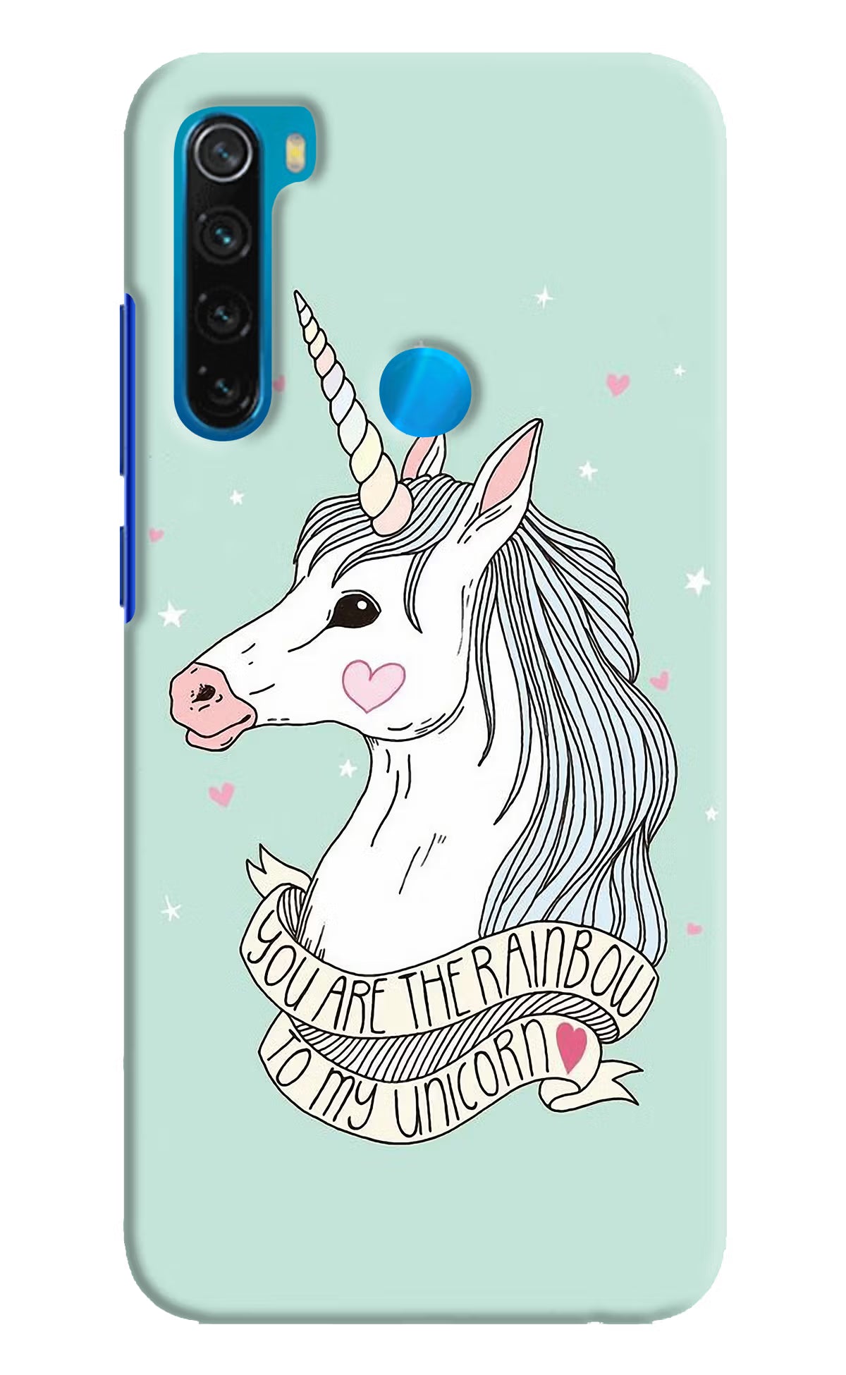 Unicorn Wallpaper Redmi Note 8 Hard Case Back Cover by Casekaro