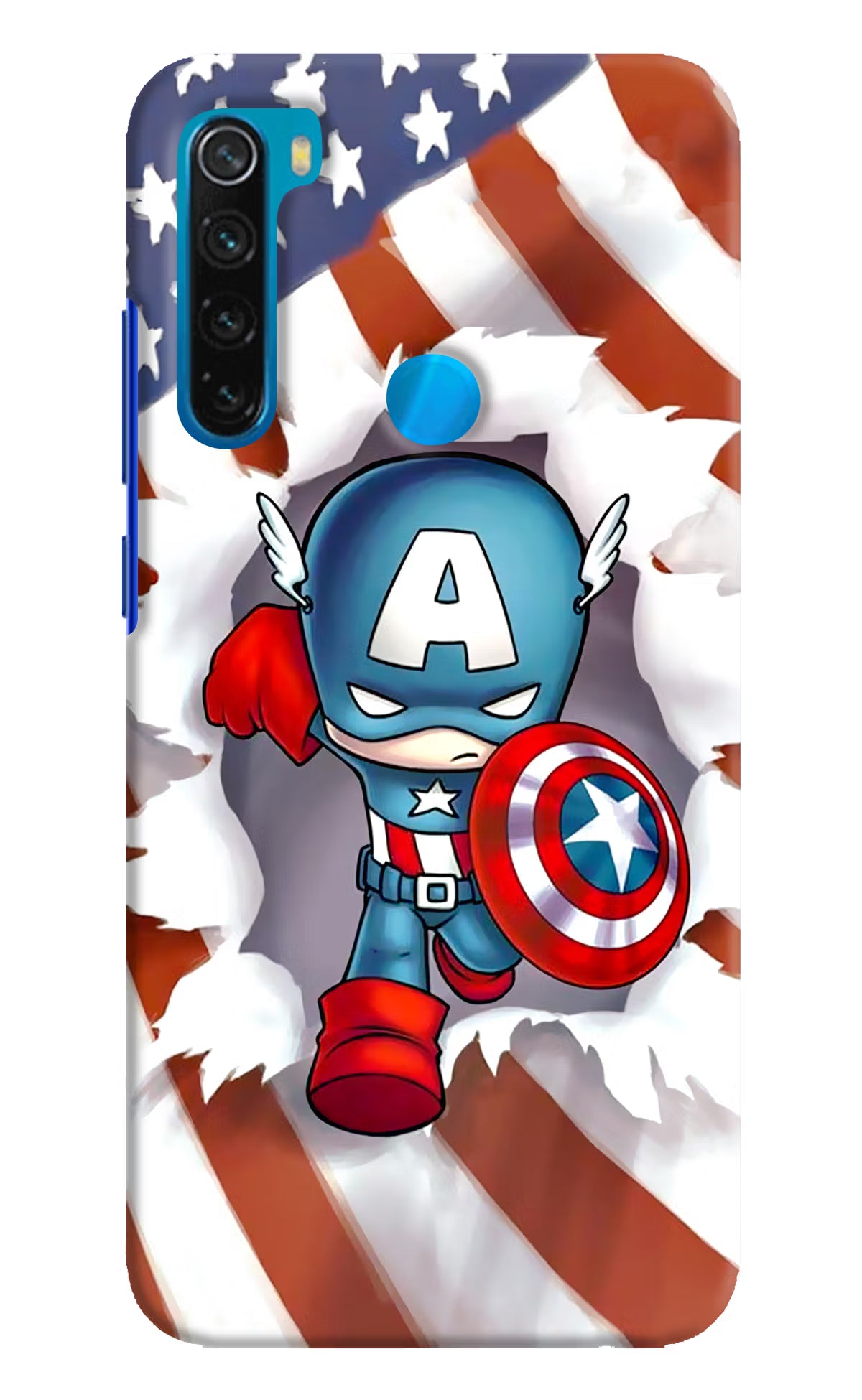 Captain America Redmi Note 8 Hard Case Back Cover by Casekaro