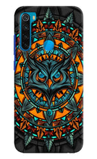 Angry Owl Art Redmi Note 8 Hard Case Back Cover by Casekaro