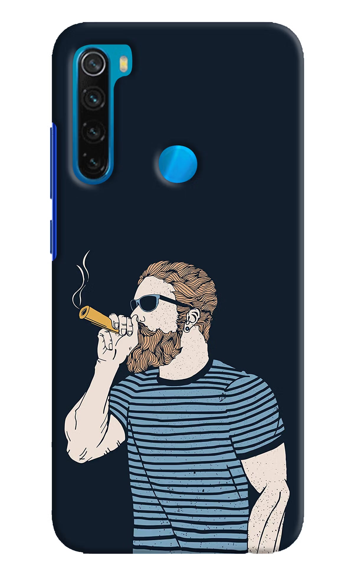 Smoking Redmi Note 8 Hard Case Back Cover by Casekaro