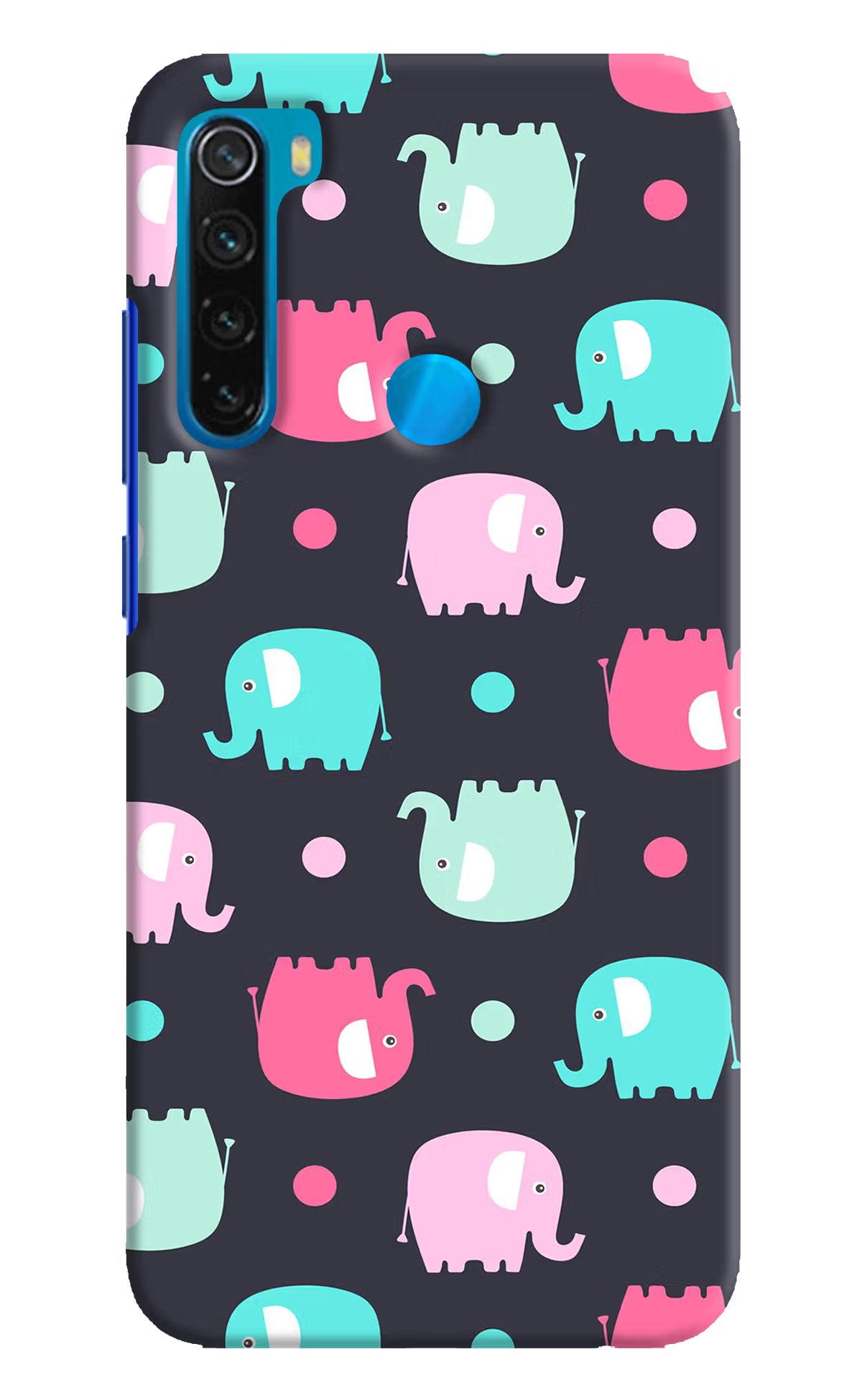 Elephants Redmi Note 8 Hard Case Back Cover by Casekaro