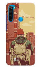 Adventurous Redmi Note 8 Hard Case Back Cover by Casekaro