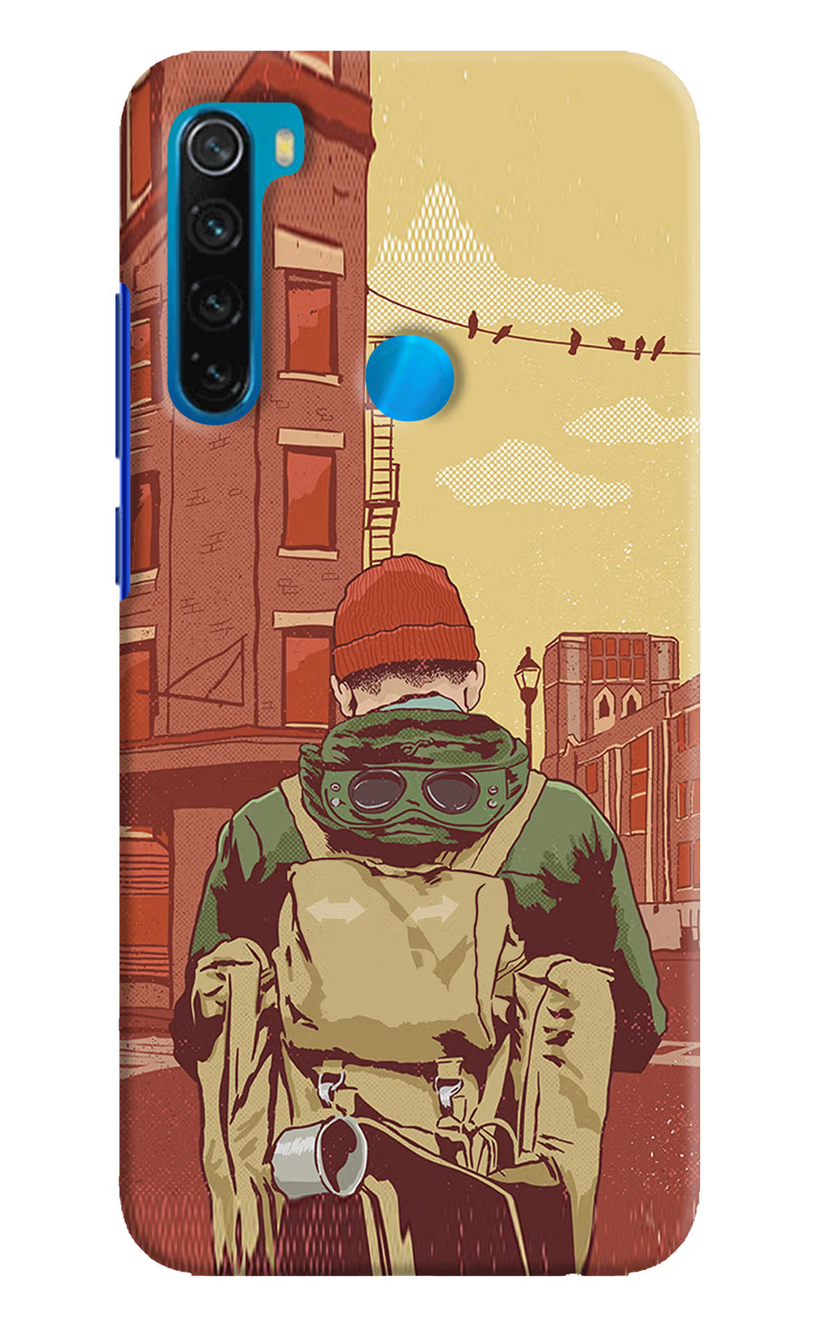 Adventurous Redmi Note 8 Back Cover, Hard case