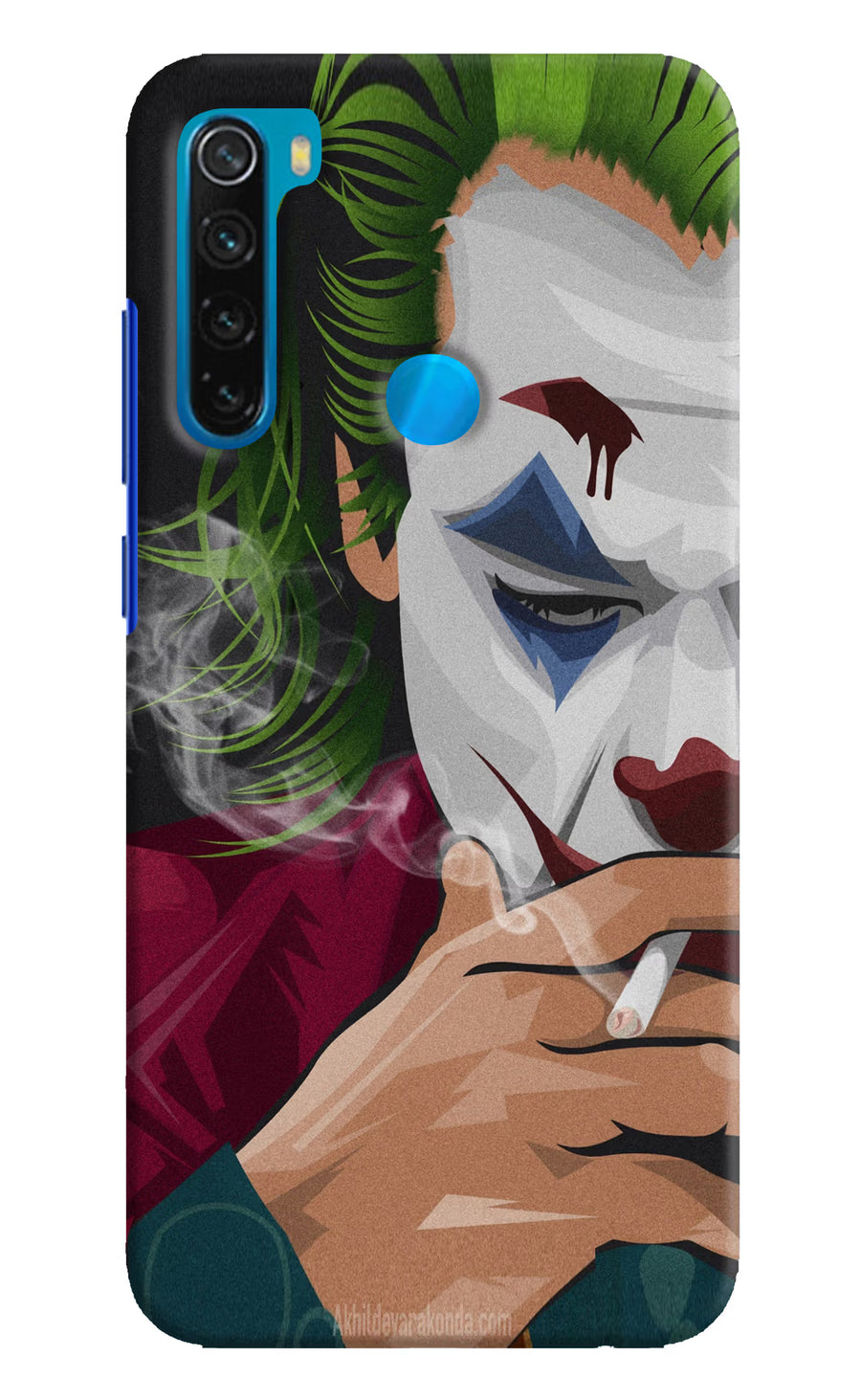 Joker Smoking Redmi Note 8 Back Cover, Hard case