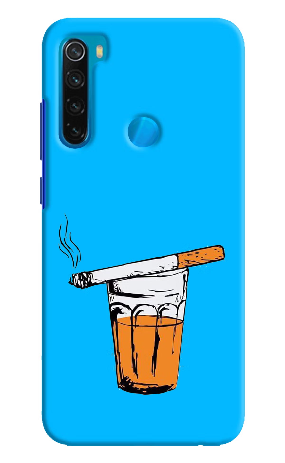 Chai Sutta Redmi Note 8 Hard Case Back Cover by Casekaro