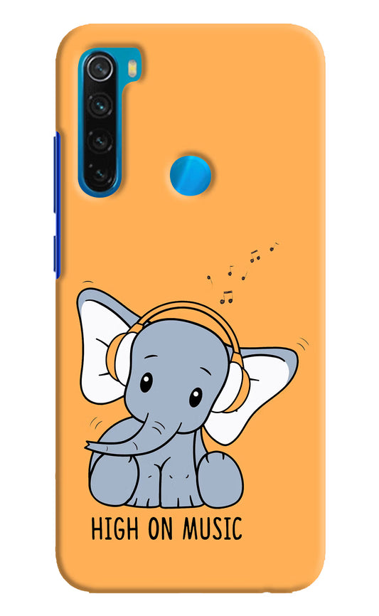 High On Music Redmi Note 8 Hard Case Back Cover by Casekaro