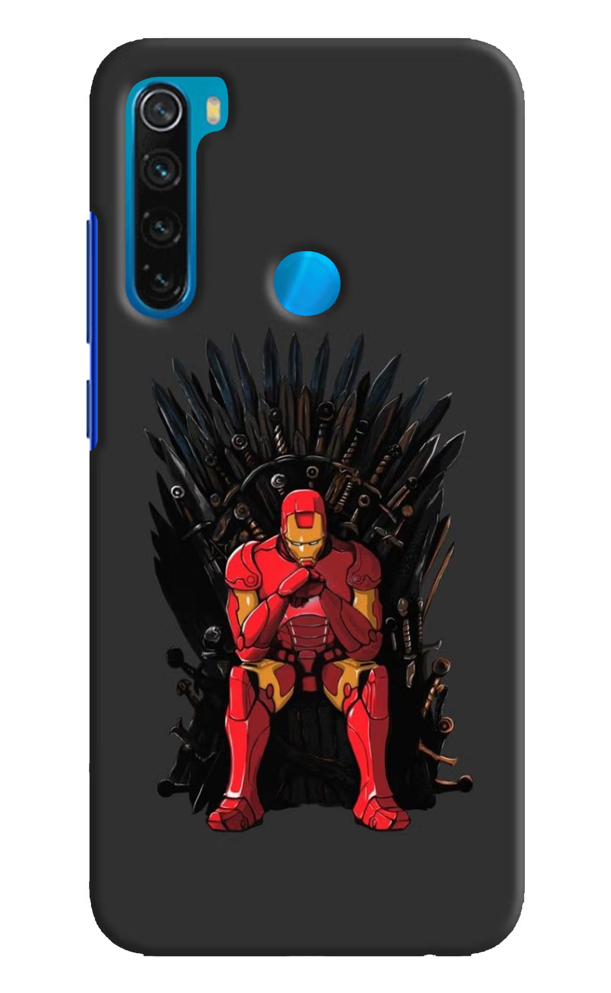 Ironman Throne Redmi Note 8 Hard Case Back Cover by Casekaro