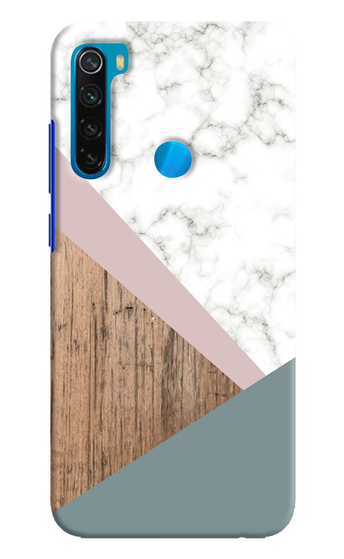 Marble wood Abstract Redmi Note 8 Hard Case Back Cover by Casekaro