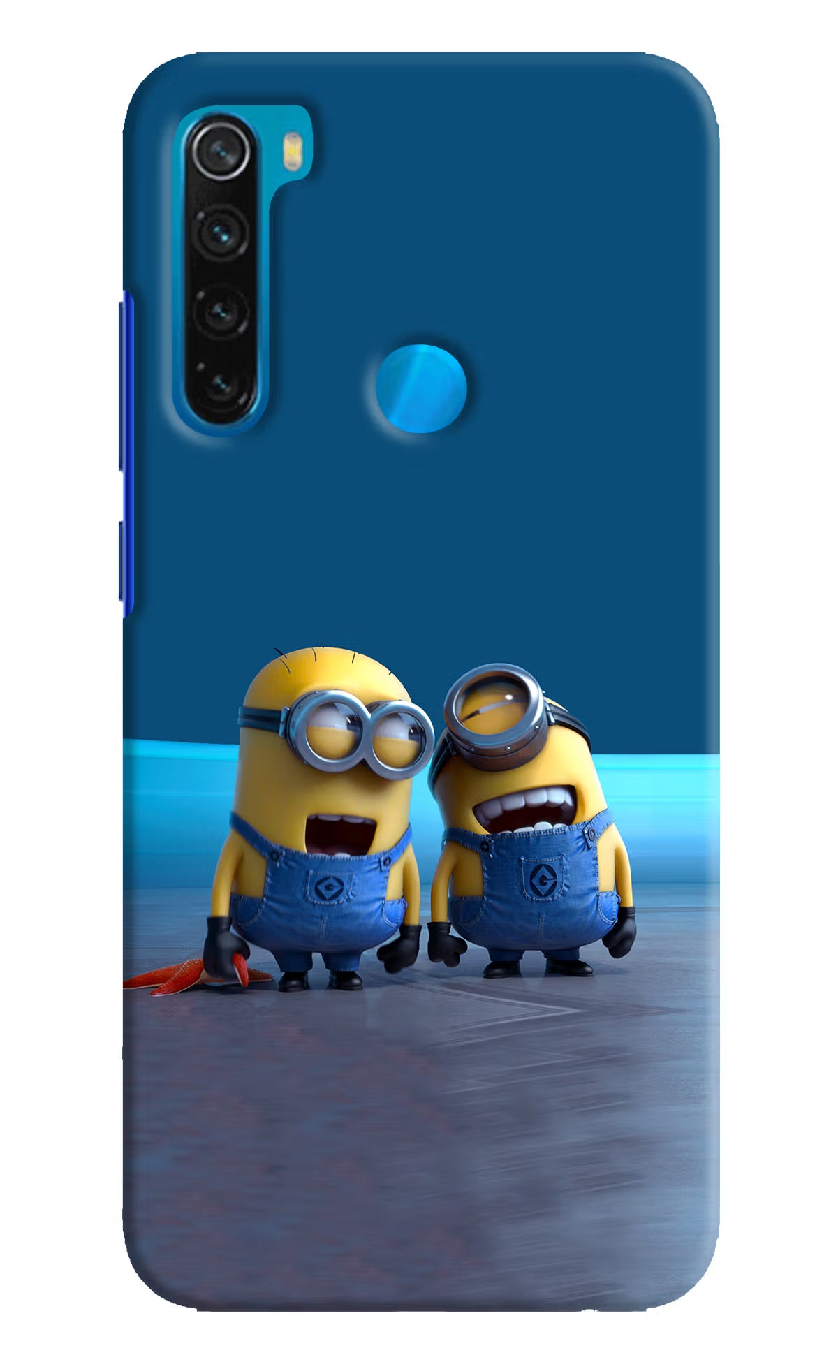 Minion Laughing Redmi Note 8 Hard Case Back Cover by Casekaro