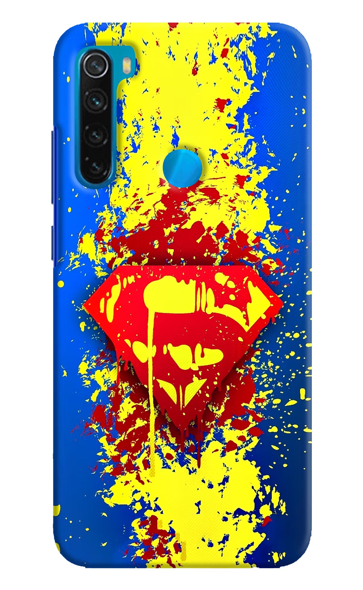 Superman logo Redmi Note 8 Hard Case Back Cover by Casekaro