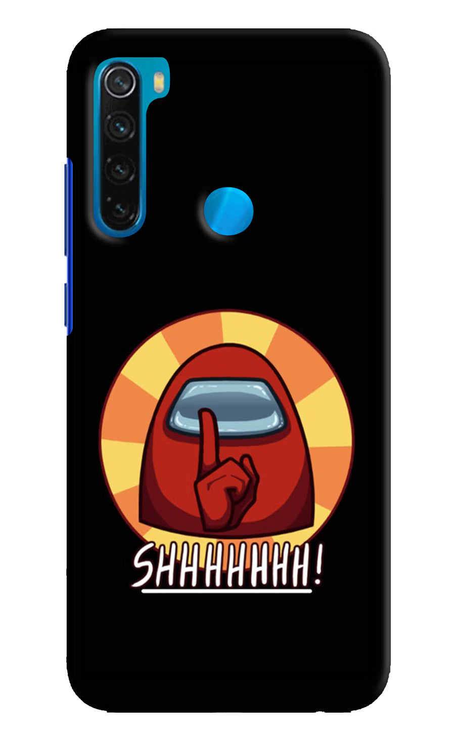 Among Us Shhh! Redmi Note 8 Back Cover, Hard case