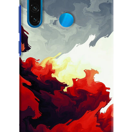 Fire Cloud Redmi Note 8 Hard Case Back Cover by Casekaro