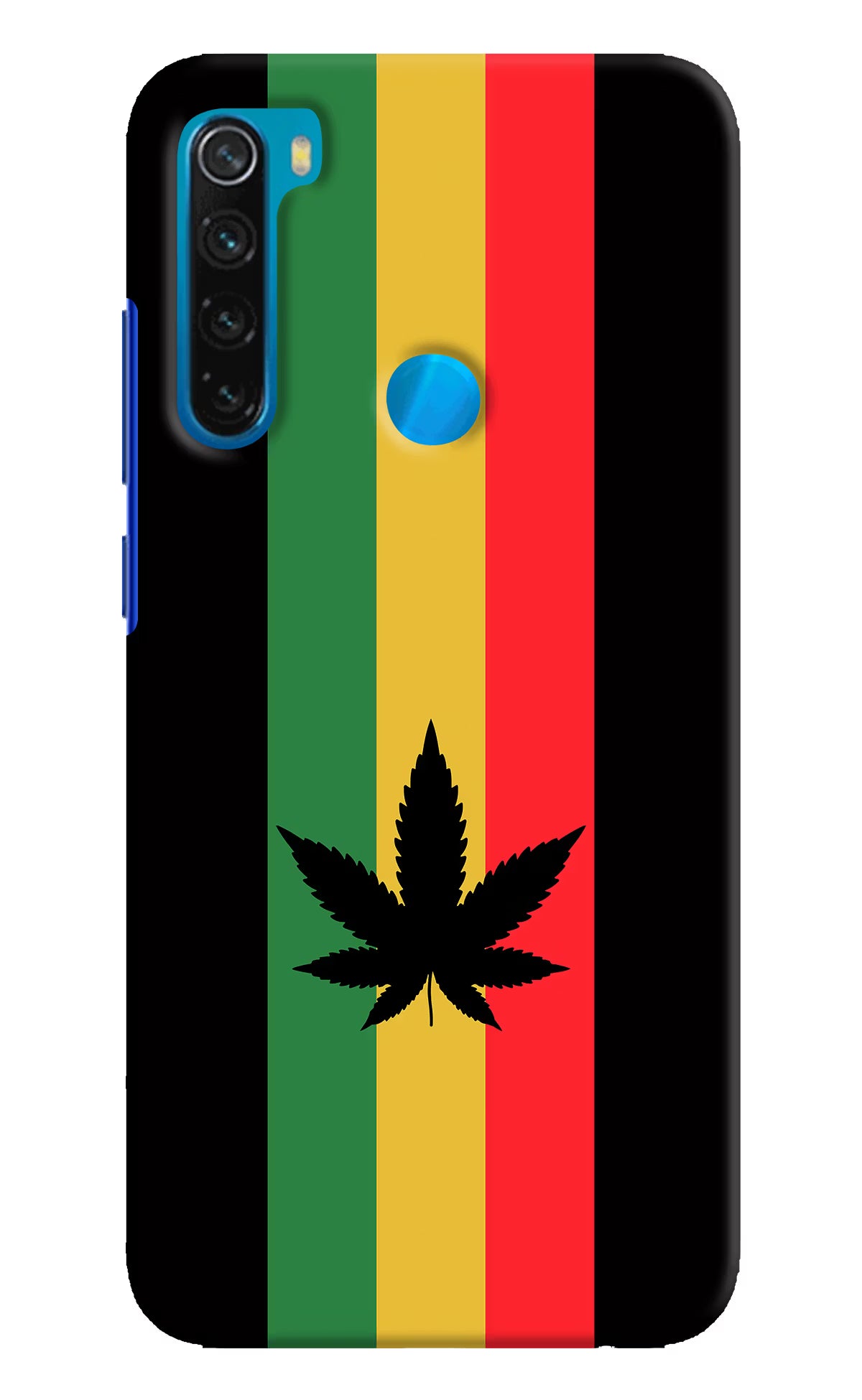Weed Flag Redmi Note 8 Hard Case Back Cover by Casekaro