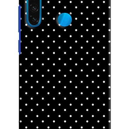 White Dots Redmi Note 8 Hard Case Back Cover by Casekaro