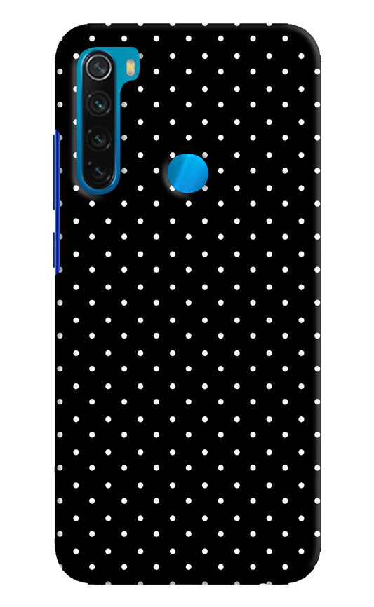 White Dots Redmi Note 8 Hard Case Back Cover by Casekaro