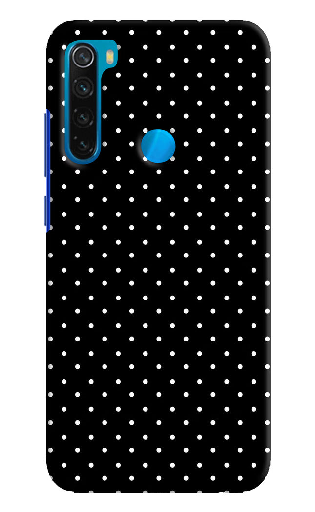 White Dots Redmi Note 8 Hard Case Back Cover by Casekaro