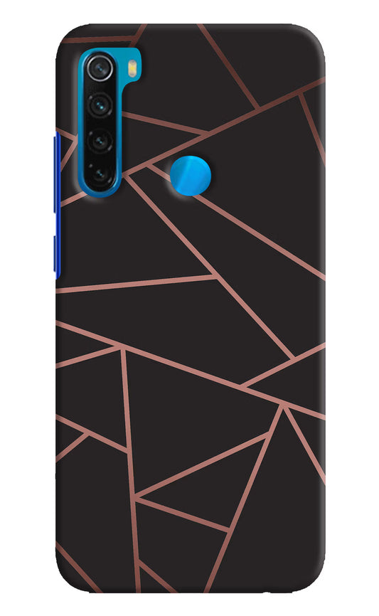 Geometric Pattern Redmi Note 8 Hard Case Back Cover by Casekaro