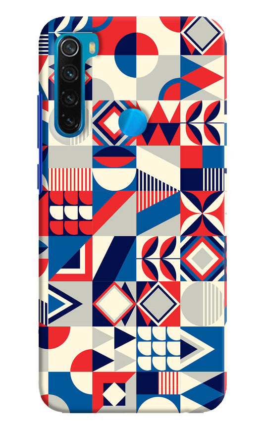 Colorful Pattern Redmi Note 8 Hard Case Back Cover by Casekaro