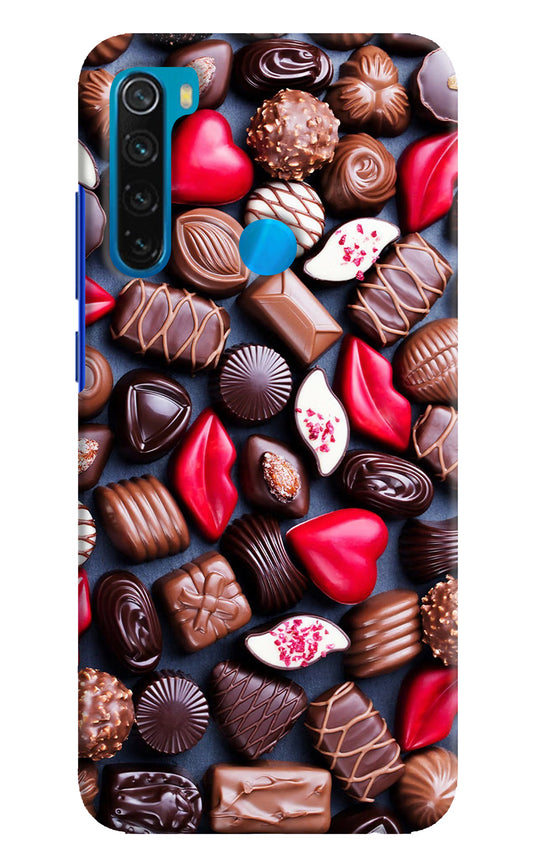 Chocolates Redmi Note 8 Hard Case Back Cover by Casekaro