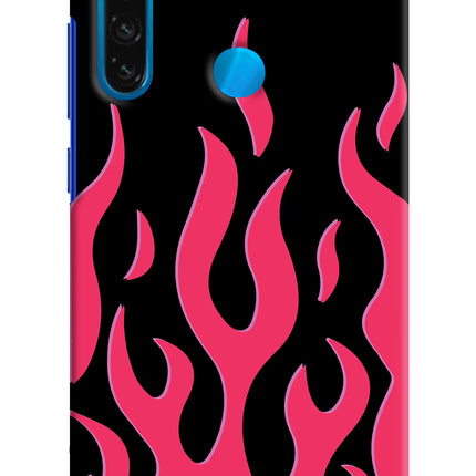 Fire Flames Redmi Note 8 Hard Case Back Cover by Casekaro