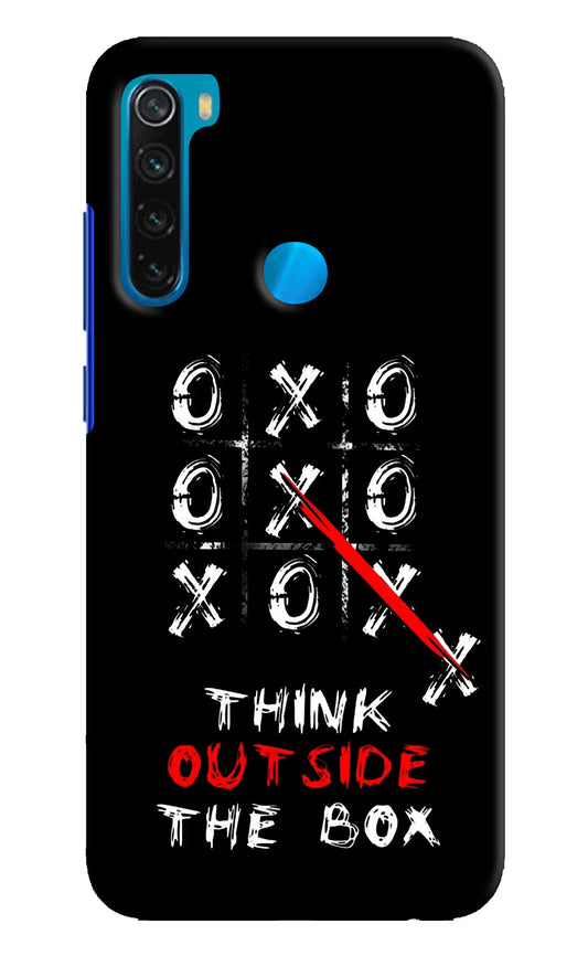 Think out of the BOX Redmi Note 8 Hard Case Back Cover by Casekaro