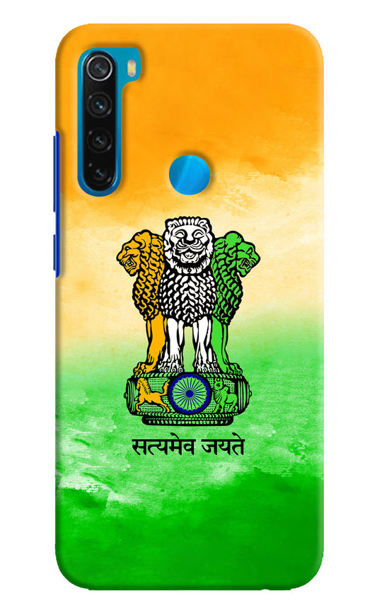 Satyamev Jayate Flag Redmi Note 8 Hard Case Back Cover by Casekaro