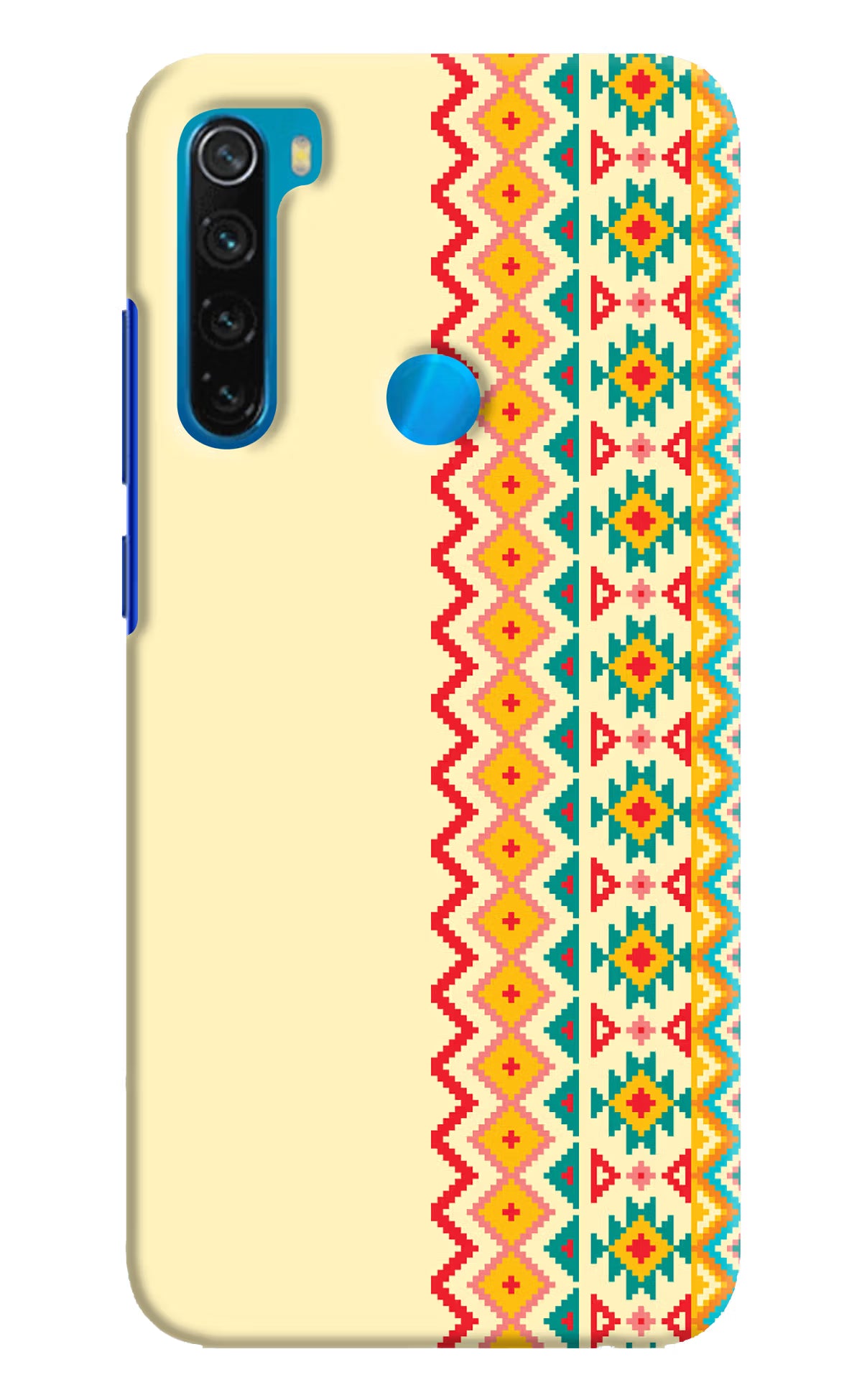 Ethnic Seamless Redmi Note 8 Hard Case Back Cover by Casekaro