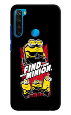 Find your inner Minion Redmi Note 8 Hard Case Back Cover by Casekaro