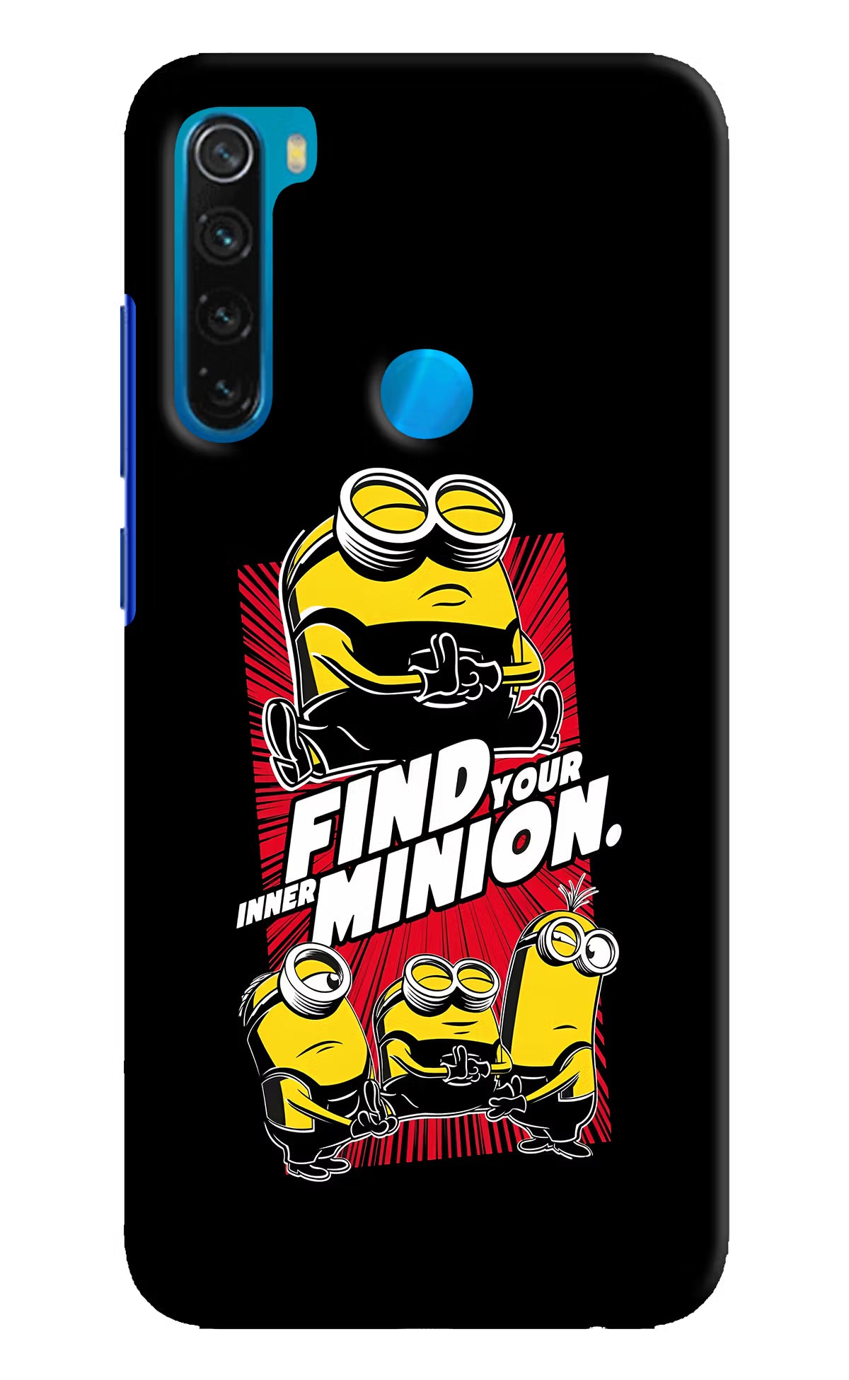 Find your inner Minion Redmi Note 8 Hard Case Back Cover by Casekaro