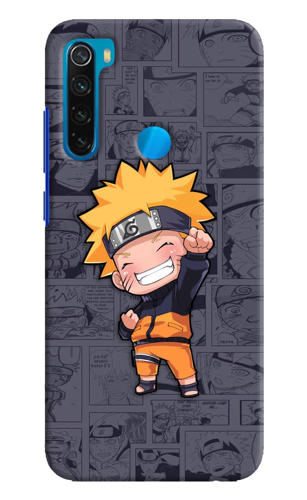 Chota Naruto Redmi Note 8 Hard Case Back Cover by Casekaro