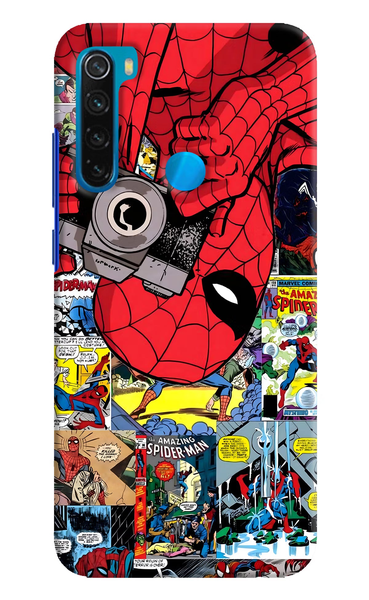 Spider Man Redmi Note 8 Hard Case Back Cover by Casekaro