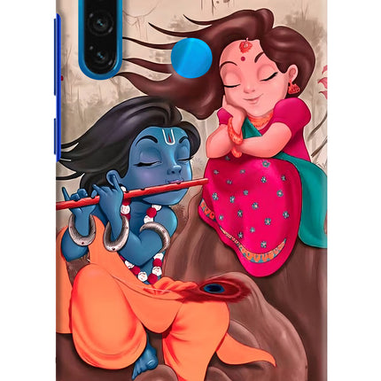 Radhe Krishna Redmi Note 8 Hard Case Back Cover by Casekaro