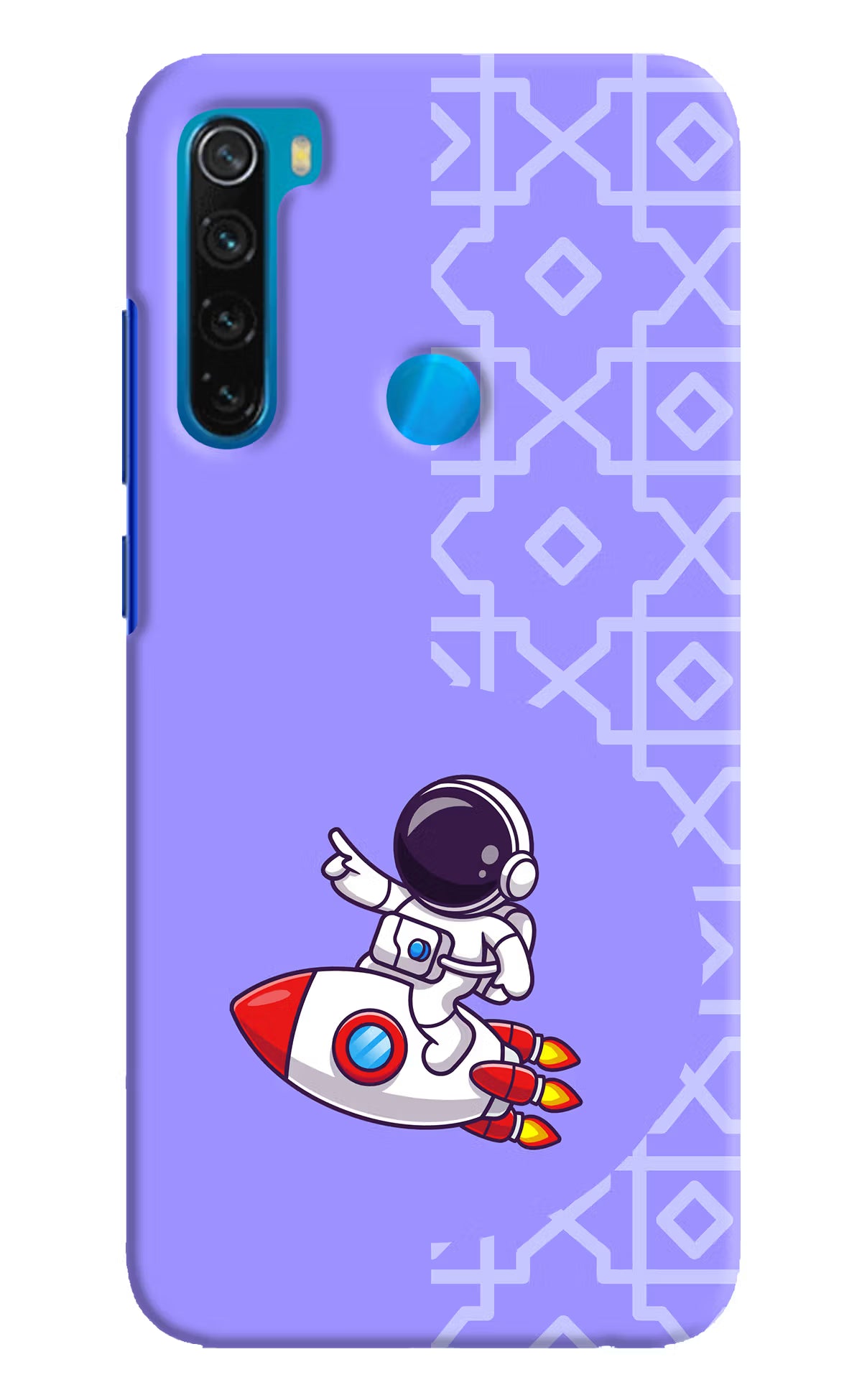 Cute Astronaut Redmi Note 8 Hard Case Back Cover by Casekaro