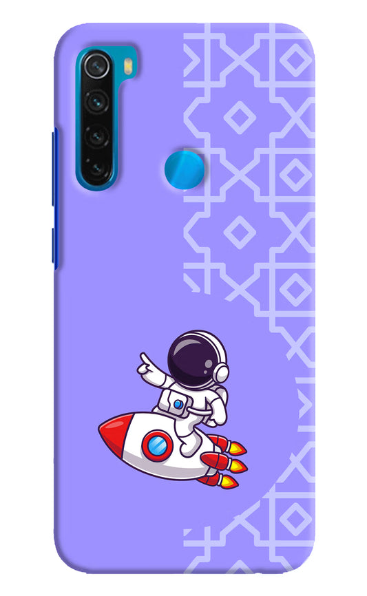 Cute Astronaut Redmi Note 8 Hard Case Back Cover by Casekaro