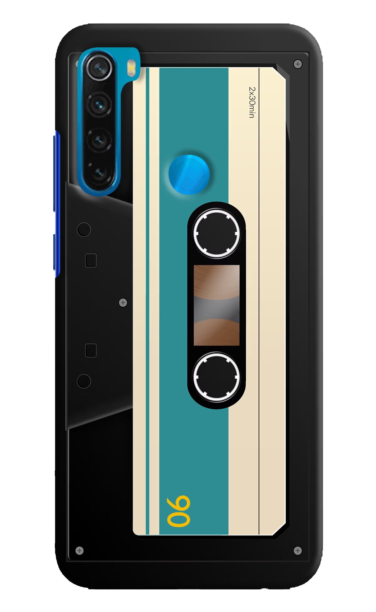 Cassette Redmi Note 8 Hard Case Back Cover by Casekaro