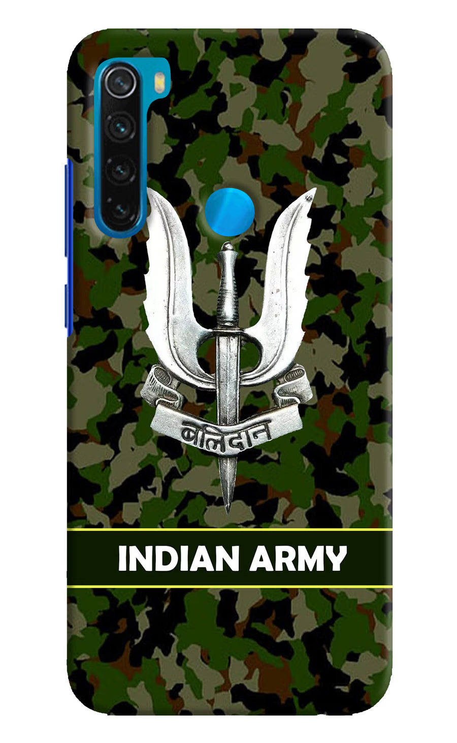 Balidan Indian Logo Redmi Note 8 Back Cover, Hard case