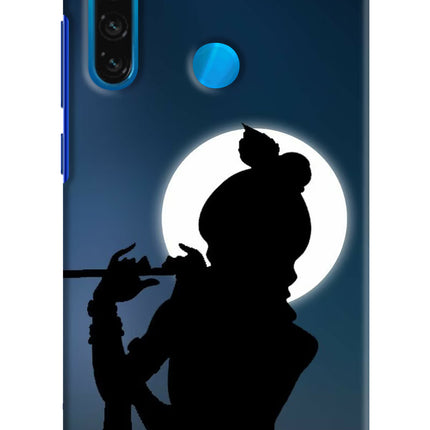 Shri Krishna Silhouette Redmi Note 8 Hard Case Back Cover by Casekaro